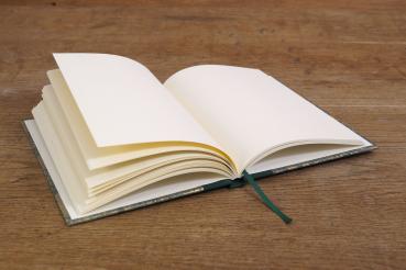 Blank book A5 with finest cream colored paper